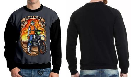 Imagem de Moletom Motocross Adulto Enduro Trilha UNISSEX Roupa blusa