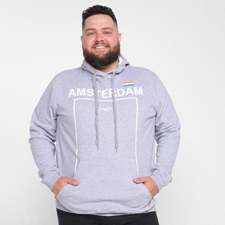 Imagem de Moletom Plus Size Industrie Amsterdam Capuz Masculino