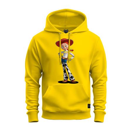 Imagem de Moletom Premium Algodão Unissex Blusa De Frio Bolso e Capuz Jessie