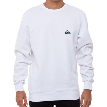 Moletom Quiksilver Careca Essentials Masculino Branco Agasalho e