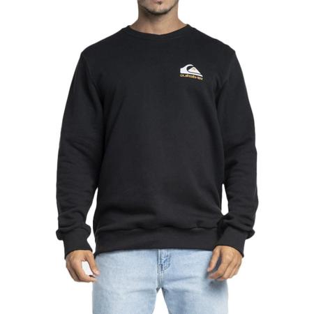Moletom Quiksilver Careca Omni Logo WT23 Masculino Preto Imagem de Moletom Quiksilver Careca Omni Logo WT23 Masculino Preto