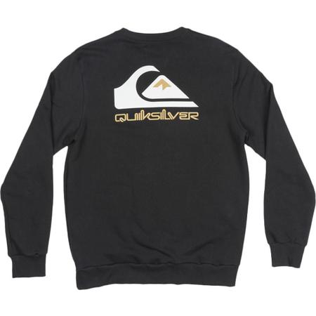 Moletom Quiksilver Careca Omni Logo WT23 Masculino Preto Imagem de Moletom Quiksilver Careca Omni Logo WT23 Masculino Preto
