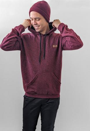 Moletom canguru best sale vermelho