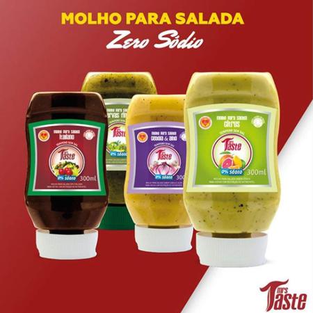 Imagem de Molho para Salada Citrus Zero Sódio Zero Calorias 300g  Mrs Taste