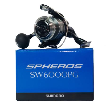 Molinete Shimano Spheros Sw 6000 Pg Drag 10 Kg - Molinete