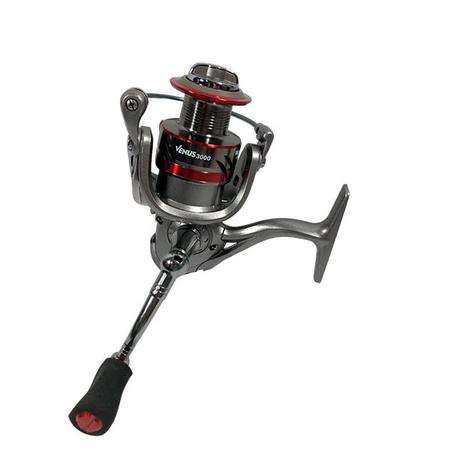 Imagem de Molinete Way Fishing Venus 3000 Recolhimento 5.1:1 Drag 6kg 05 Rol. Prata