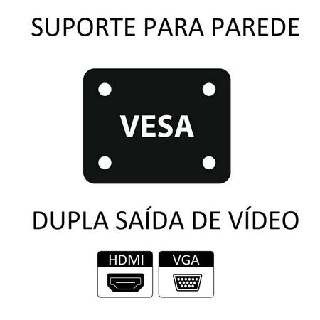 Imagem de Monitor 15.6" LED Widescreen HDMI HQ 16HQ-LED VESA Ajuste de inclinação