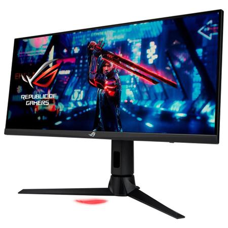 Monitor Asus ROG Strix 29.5, IPS, 220Hz, 1ms, HDMI e DisplayPort, 110%  sRGB, HDR, FreeSync Premium, Altura e Ângulo Ajustável, VESA - XG309CM -  Faz a Boa!