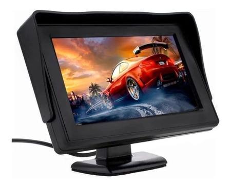 Imagem de Monitor automotivo display 4.3 Rca LCD HD com Câmera traseira