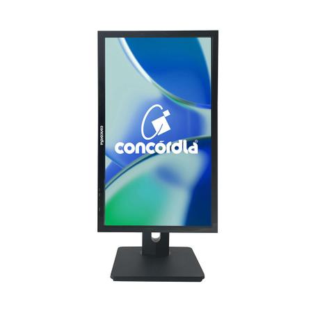 Imagem de Monitor Concórdia P2201 21,5'' LED VGA/HDMI/FULL HD Com ajuste Altura/Rotação