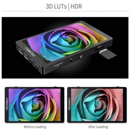 Imagem de Monitor de Referência FeelWorld F7 Pro 7" 4K Touchscreen HDMI IPS 3D LUT