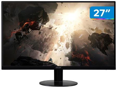 Imagem de Monitor Gamer Acer SA270 27” LED Widescreen - Full HD 1 HDMI VGA IPS 75Hz 1ms