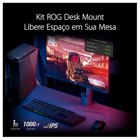 Monitor Gamer Asus ROG Swift 24.5' IPS, 360 Hz, Full HD, 1ms, G-Sync,  Nvidia Reflex, ROG Desk Mount Kit, HDR 10, HDMI/DisplayPort - PG259QNR -  Monitor para Computador - Magazine Luiza