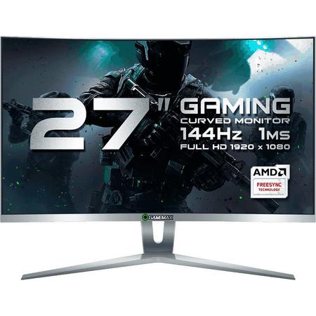 Gamemax - Monitor Gamemax 27 Preto Curvo 144Hz 1080p 1ms