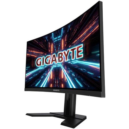 Imagem de Monitor Gamer Curvo Gigabyte G27QC-A 27, 165Hz, 1ms, QHD, HDMI 2.0/DisplayPort, FreeSync, Ajuste de Altura, Preto