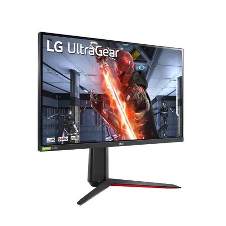 Imagem de Monitor Gamer LG UltraGear 27 Full HD, 144Hz, 1ms, IPS, HDMI e DisplayPort, HDR 10, 99% sRGB, FreeSync Premium, VESA - 27GN65R