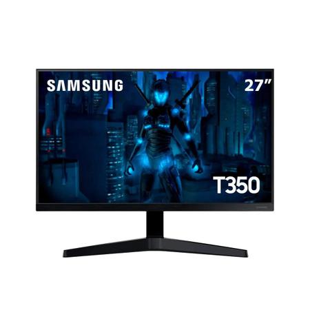 Imagem de Monitor Gamer Samsung 27" FHD,75Hz, HDMI, VGA, Freesync, Preto, Série T350