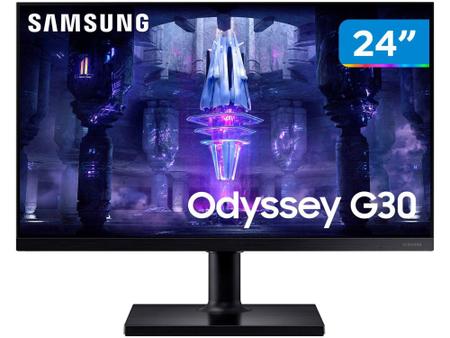 Imagem de Monitor Gamer Samsung Odyssey G30 24” Full HD - 144Hz 1ms DisplayPort HDMI FreeSync