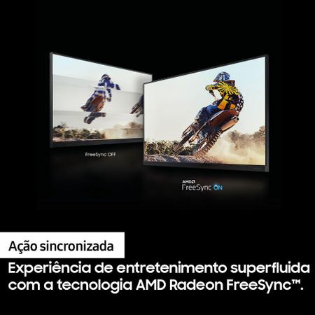 Imagem de Monitor Gamer Samsung T350 24” FHD, Tela Plana, 75Hz, 5ms, HDMI, FreeSync, Game Mode