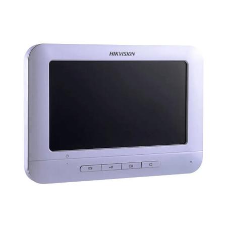 Imagem de Monitor Interno Para Video Porteiro Hikvision DS-KH2220 Tela LCD de 7" com botões Físicos