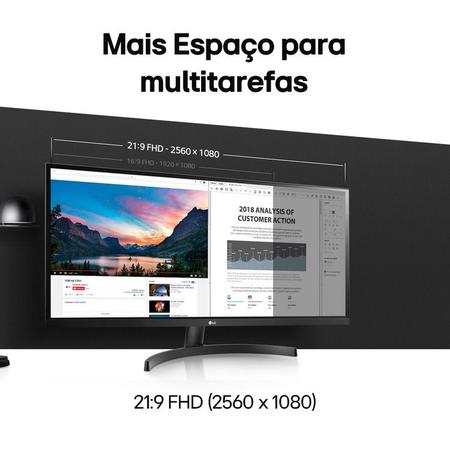 Imagem de Monitor Lg 29' Ips, Ultra Wide, Full Hd, Hdmi, Vesa, Ajuste De Ângulo, Hdr 10, 99% Srgb, Freesync - 29wl500