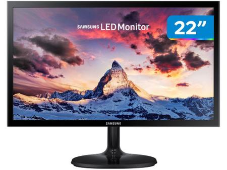 Imagem de Monitor para PC Samsung LS22F350FHLMZD - 22” LED Widescreen Full HD HDMI VGA TN