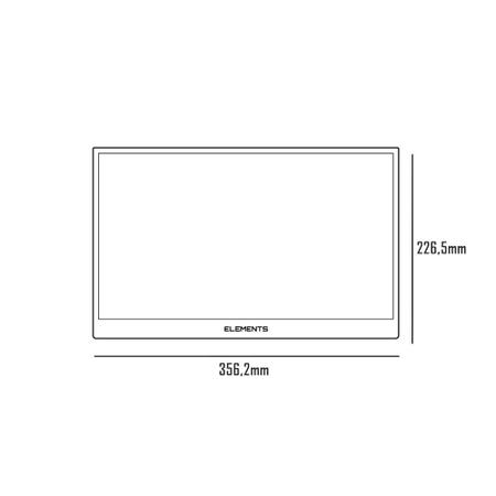 Imagem de Monitor Portátil Elements Schnap Touchscreen 15.6" IPS 60hz