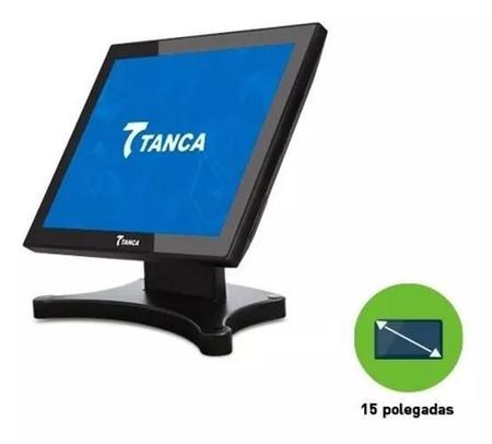 Imagem de Monitor Tanca Tmt-530 Touch 15 Capacitiva Vga/Usb Preto