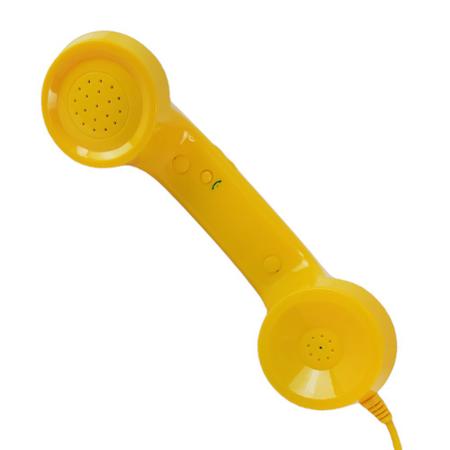 Imagem de Monofone Pop Phone Microfone Kit 3 Und Fone Ouvido Vintage P2 Retro Ligaçoes Chamadas Telefone Celular Smartphone Tablet