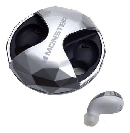 Monster Clarity HD Airlinks Fone Ouvido Bluetooth 5.0 Prata Fone