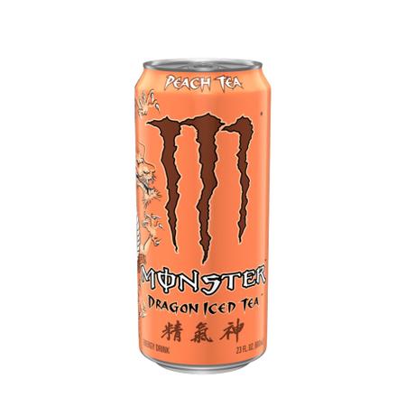 Energético Monster Energy Dragon Ice Tea Peach Lata 473ml