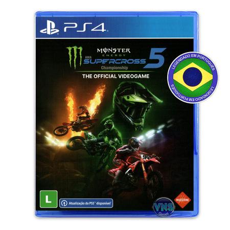 Jogo Monster Energy Supercross PS4 Motocross PS4 - Milestone - Jogos de  Corrida e Voo - Magazine Luiza