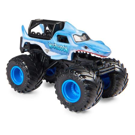 Monster Jam 1:24 - Carro com Controle Remoto - Megalodon - Sunny - MP  Brinquedos