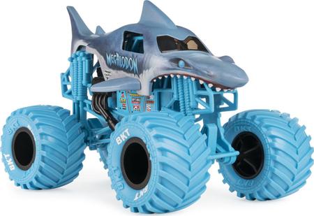 Monster Jam 1:24 - Carro com Controle Remoto - Megalodon - Sunny - MP  Brinquedos