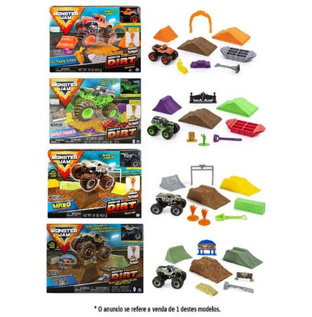 Conjunto e Pista - Hot Wheels - Monster Trucks - Pneu de Acrobacia - Mattel  - Pistas - Magazine Luiza