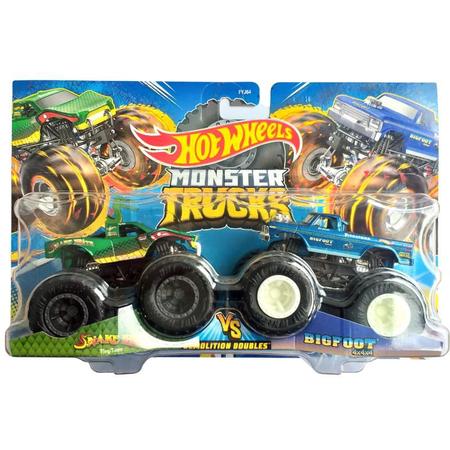 Hot Wheels Monster Trucks Veículo de Brinquedo 1:64 Pacote de 2 -  EletroTrade