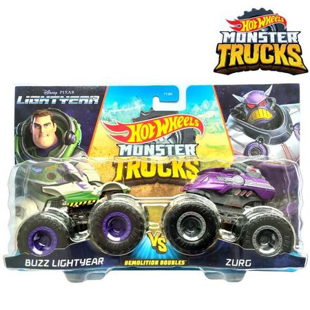 Hot Wheels Monster Trucks Veículo de Brinquedo 1:64 Pacote de 2 -  EletroTrade