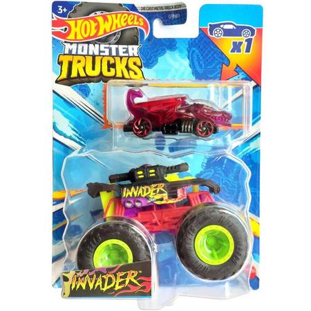 Monster Truck Hot Wheels Escala 1:64 Em Metal - Mattel Grh81