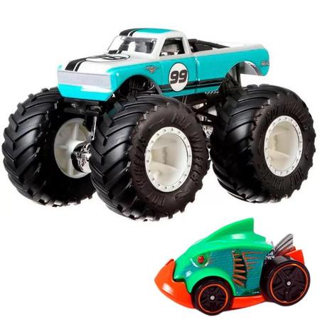 Monster Truck Hot Wheels Escala 1:64 Caminhão De Brinquedo 4+ Anos Em Metal  - Mattel - Caminhões, Motos e Ônibus de Brinquedo - Magazine Luiza