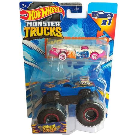 Monster Truck Hot Wheels Escala 1:64 Caminhão De Brinquedo 4+ Anos Em Metal  - Mattel - Caminhões, Motos e Ônibus de Brinquedo - Magazine Luiza