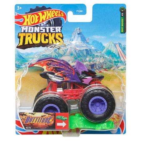 Carro Hot Wheels Monster Truck 1:64 sortidos Mattel FYJ44 - Blanc