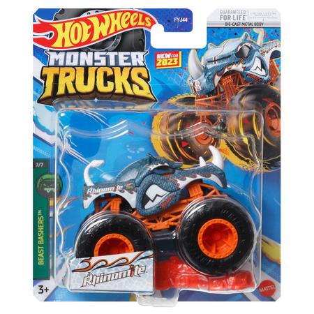 Mattel Hot Wheels Monster Trucks Carro de brinquedo com controle remoto por  rádio