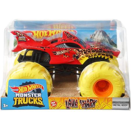 Hot Wheels Pista Monster Trucks Lançadores Radicais Shark - GKY03 - Mattel  - Pistas - Magazine Luiza