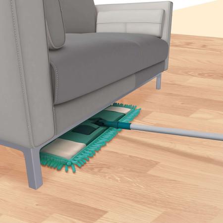Imagem de Mop Flat microfibra limpeza pisos em geral base flexível