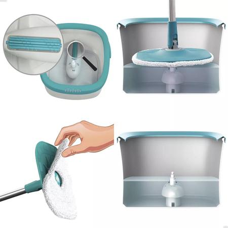 Mop Giratório Cubo Flashlimp Limpeza Mais Pratica - Flash Limp Imagem de Mop Giratório Cubo Flashlimp Limpeza Mais Pratica