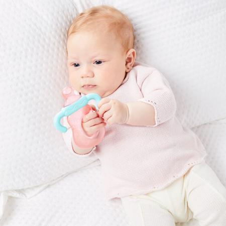 Imagem de Mordedor de Água Mamadeira Bebê Atoxico Alivia os Dentinhos Buba Baby