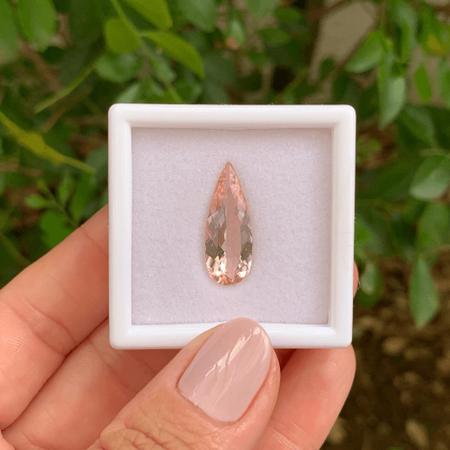 Imagem de Morganita Peachy Gota 4,40ct