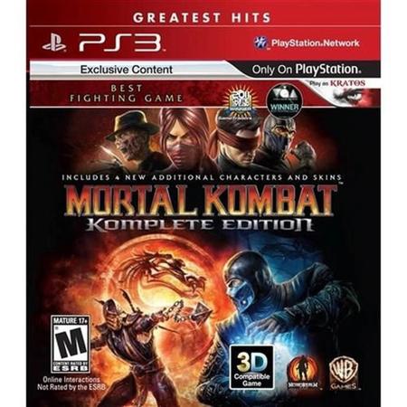 Mortal Kombat Komplete Edition - PS3 - Warner Bros - Jogos de Luta -  Magazine Luiza