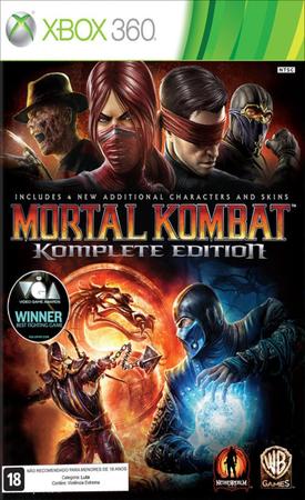 Mortal Kombat Komplete Edition - Jogo Xbox 360 Mídia Física