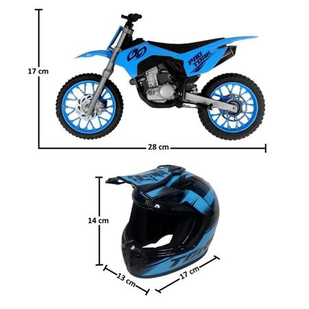 Moto de Brinquedo Infantil Menino Miniatura Realista Para Corrida Pro Tork  Pneu de Borracha - Usual Brinquedos - Caminhões, Motos e Ônibus de  Brinquedo - Magazine Luiza